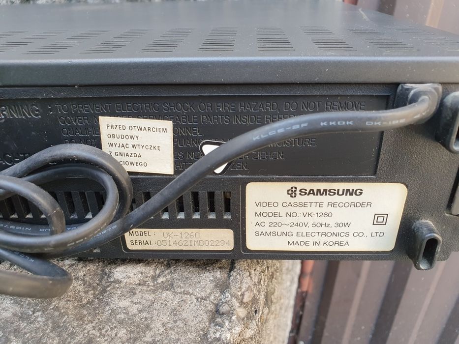 Odtwarzacz VHS Samsung
