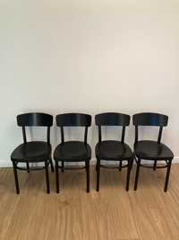 4 drewniane krzesła Ikea