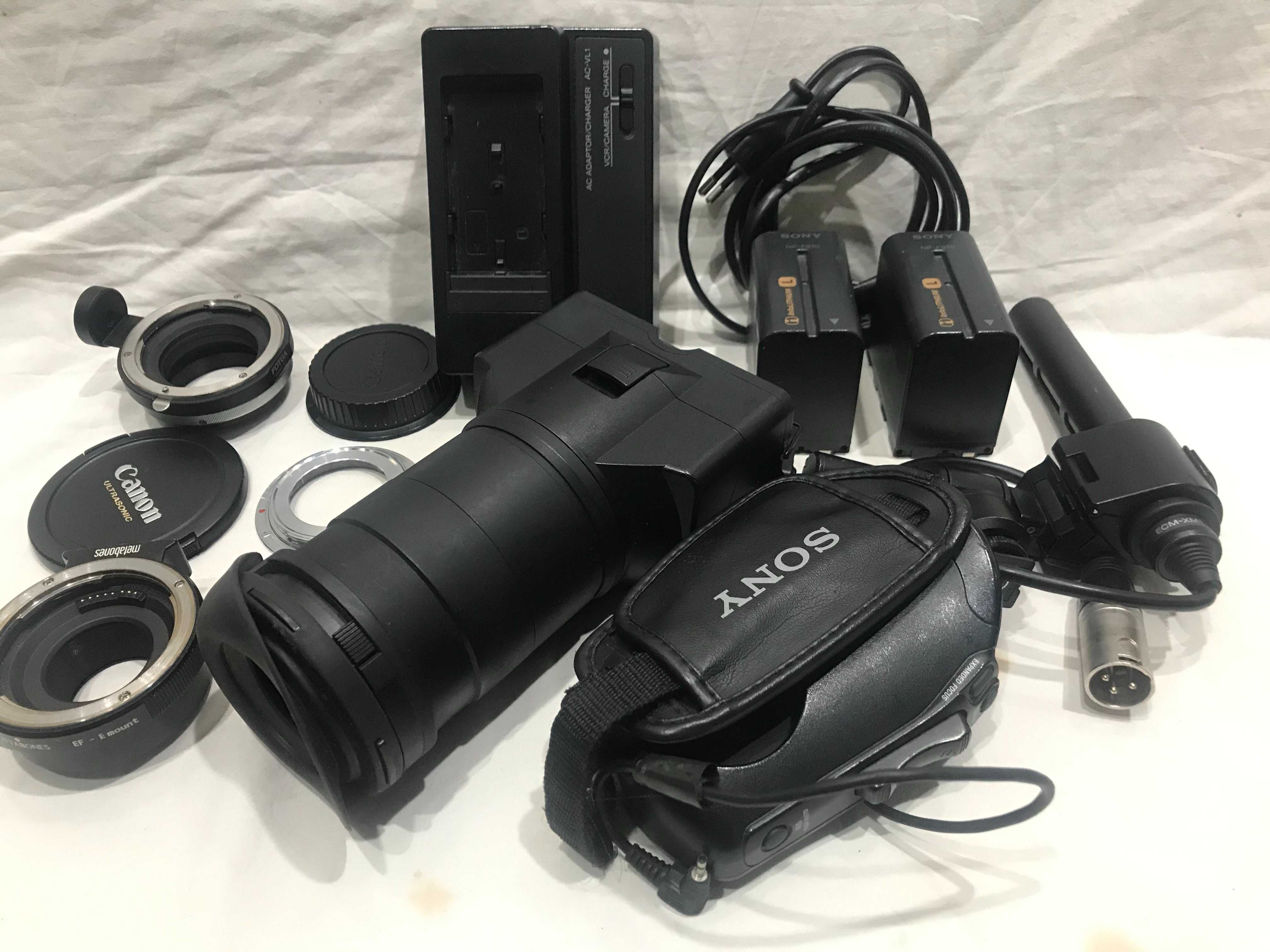 SONY NEX FS-700E kamera profesjonalna z dodatkami