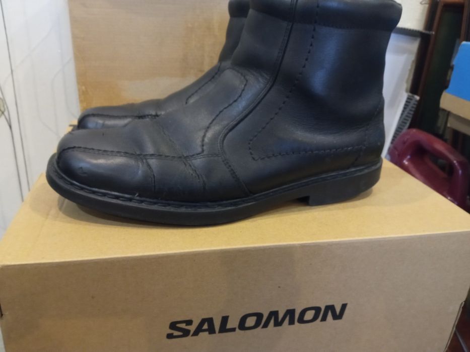 Продам мужские кожаные зимние ботинки Solo travel