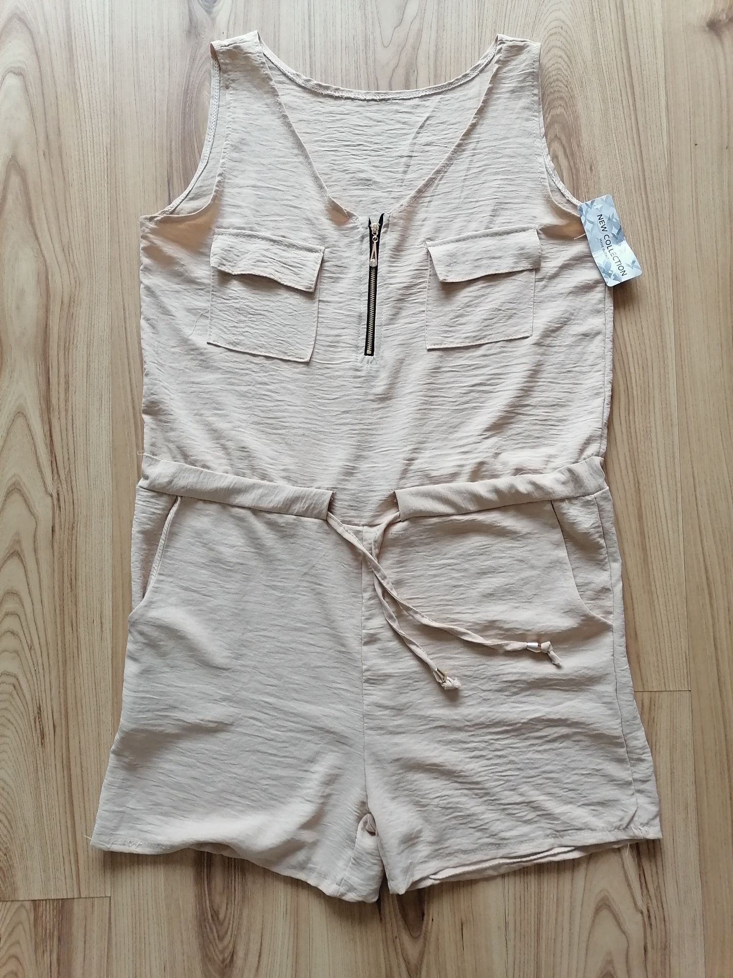 New Collection kombinezon letni beżowy ML