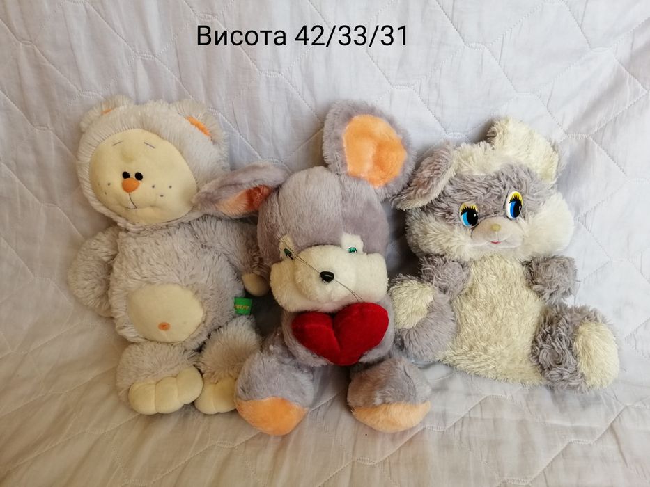 М'які іграшки,пакетом