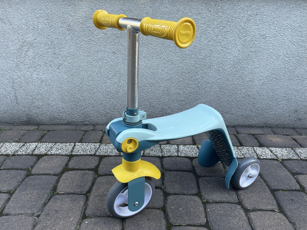 SMOBY Rowerek 2w1 Hulajnoga Trójkołowa Jeździkk