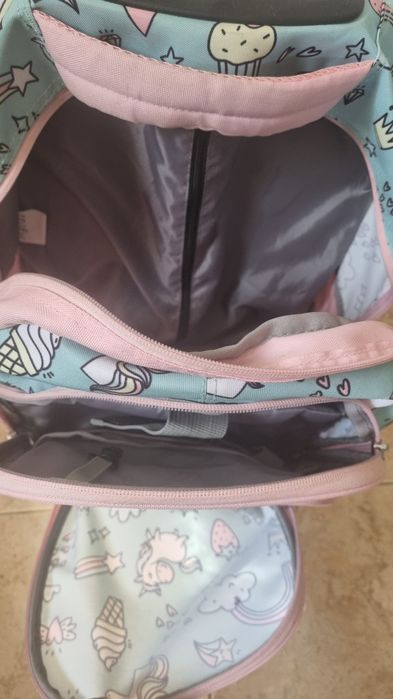 Mochila escolar com trolley