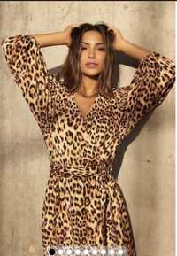 Сукня плаття віскоза леопард F&F FW brige, 14 розмір