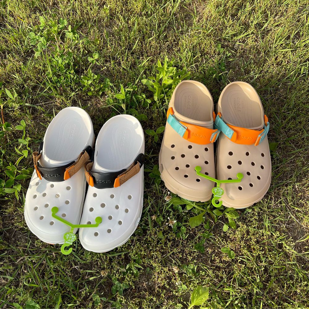 Чоловічі Крокси Оригінал Білі, Бежеві.Зручні Crocs Sabo 48-49,30-31см
