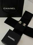 Chanel logo cc opakowania kolczyki