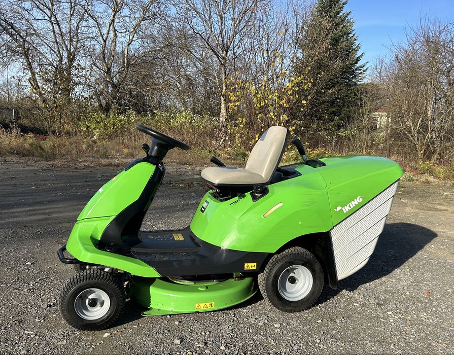 Kosiarka traktorek z koszem