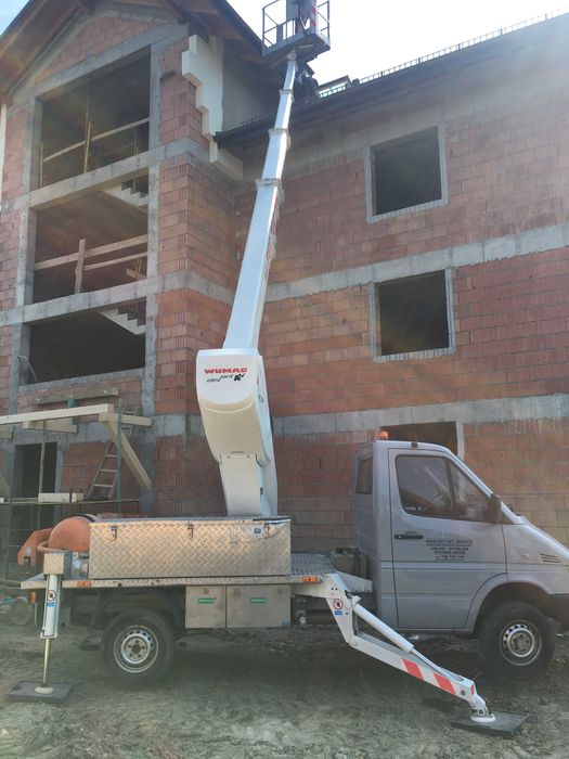 Wycinka drzew Usługi wysokościowe wynajem podnośnik koszowy 20m