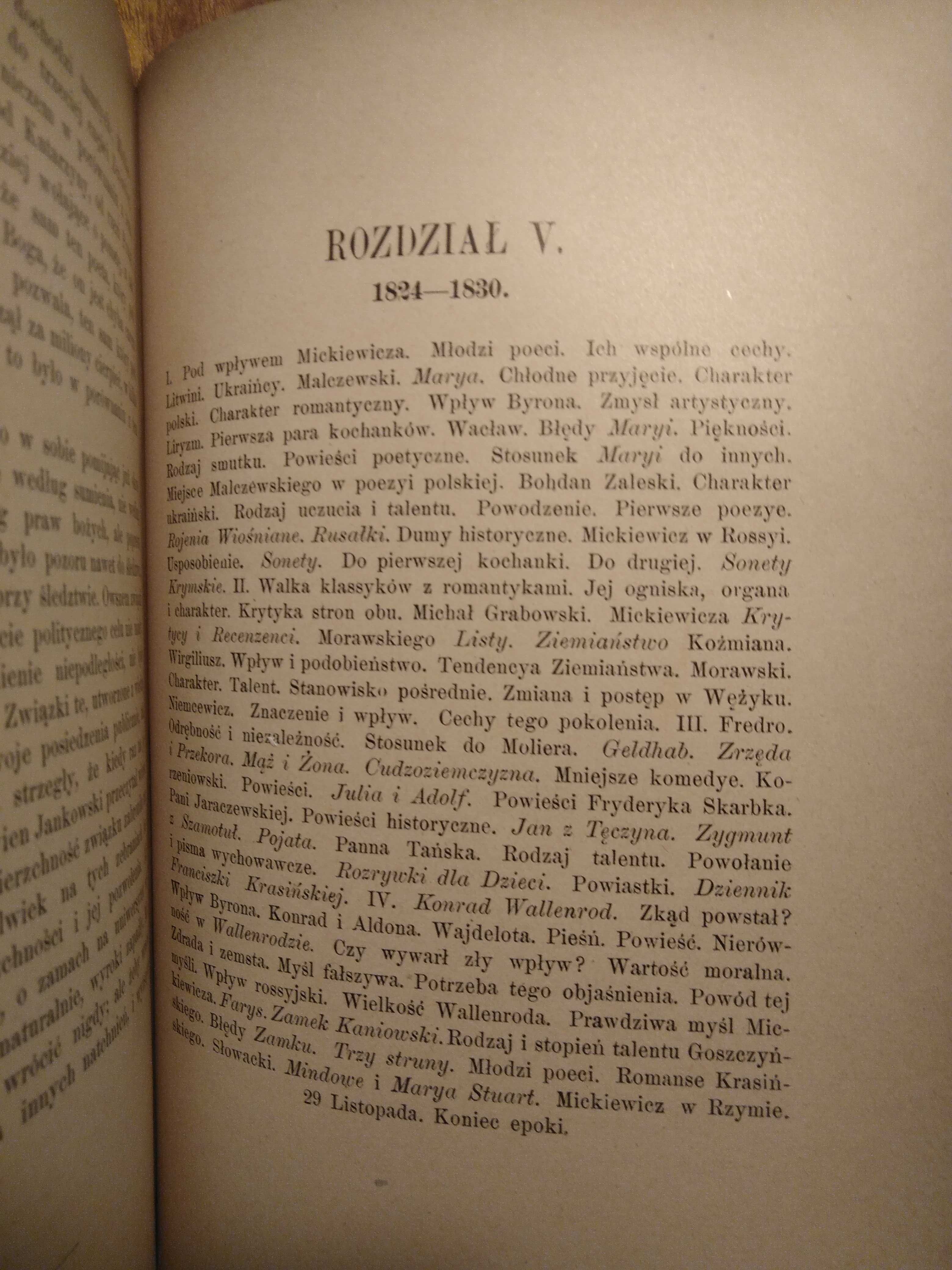 Historya literatury polskiej T.IV wiek XIX - 1900