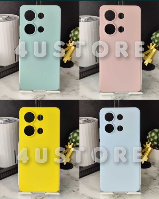 Чехол софттач на Xiaomi Redmi Note 12 13 Pro силиконовый чохол силікон