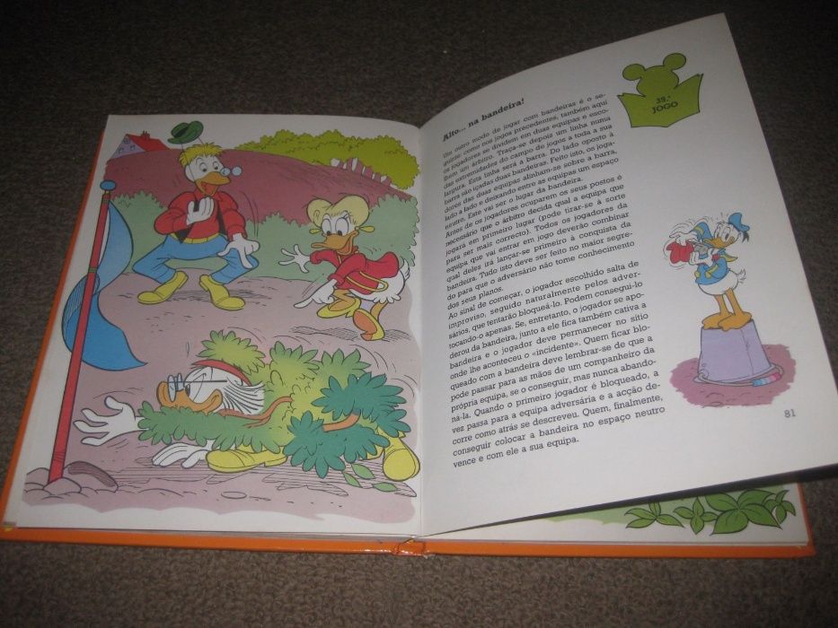 Livro "Jogos de Ar Livre" da Walt Disney