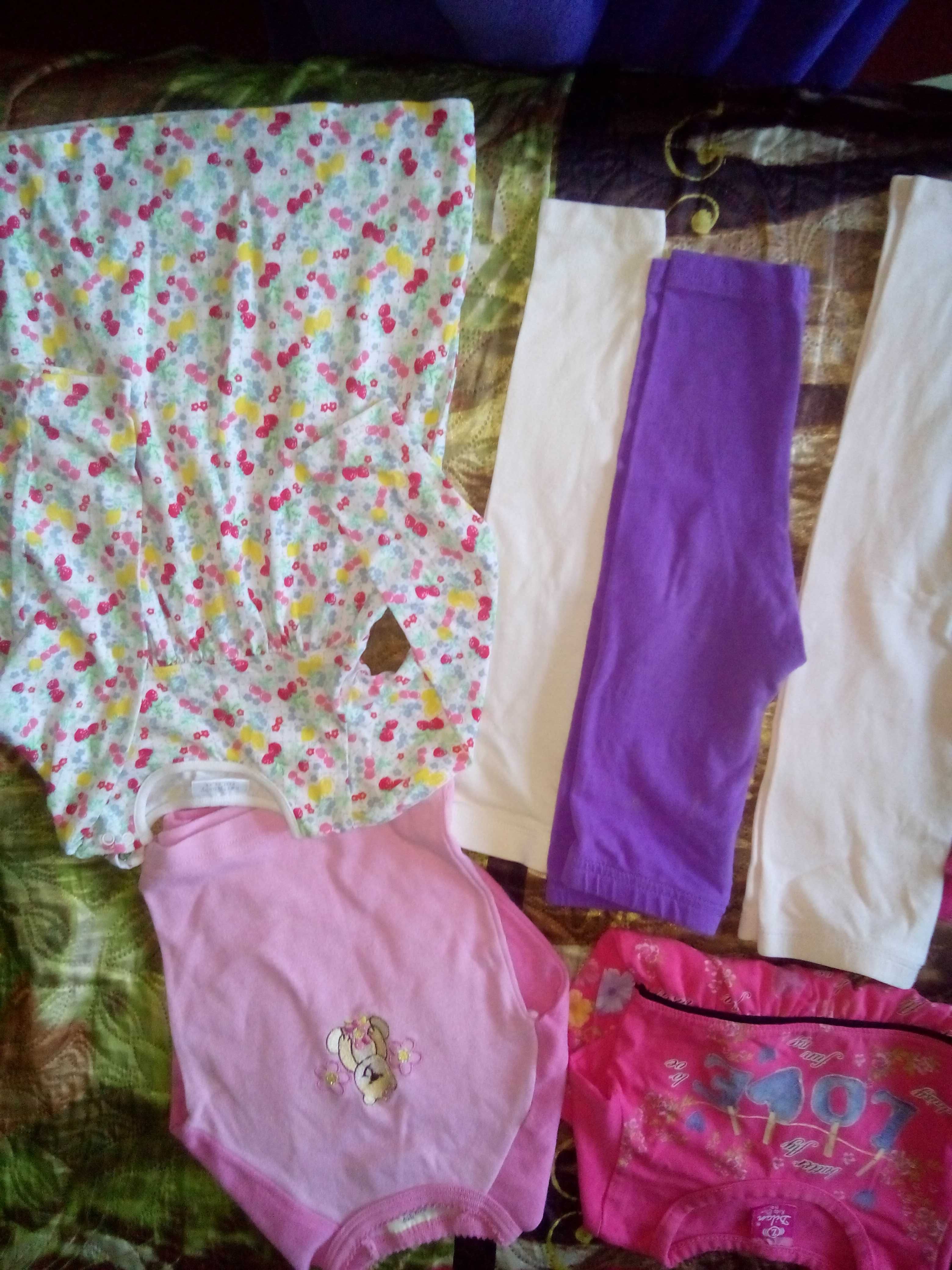 Одежда вещи для девочки пакетом все сезоны 68-74-80-86