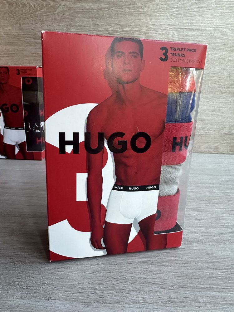 Набір чоловічих трусів боксерів boss Hugo оригінал XL