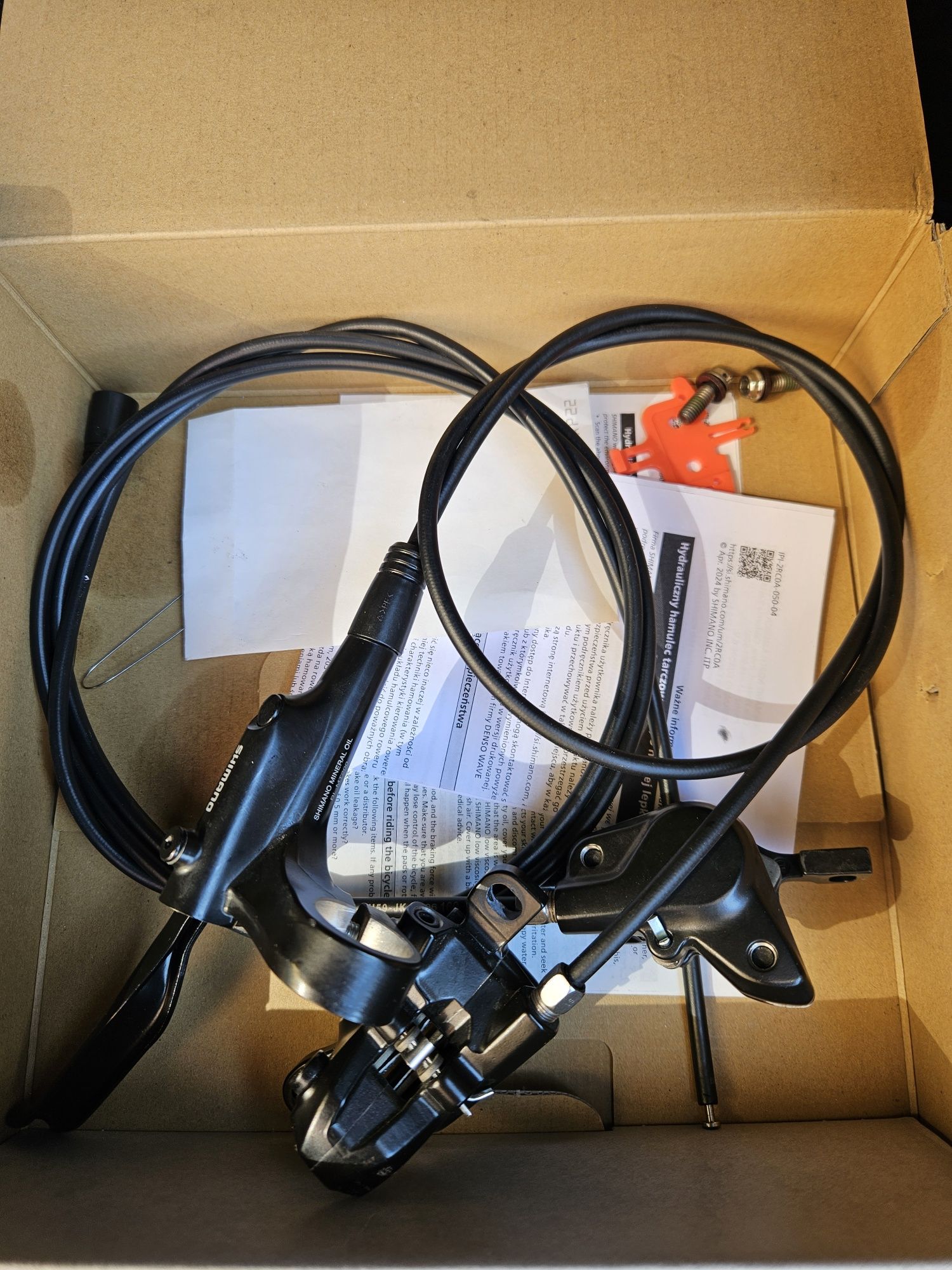 Hamulce hydrauliczne, tarczowe  rowerowe  Shimano