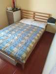 Cama de casal com colchão IKEA