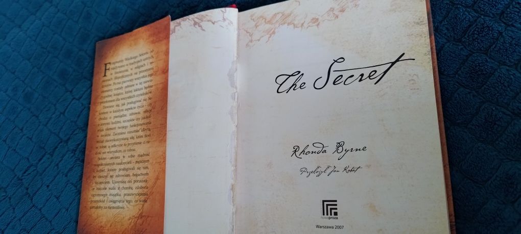 Książka the secret sekret rhonda byrne pol wyd