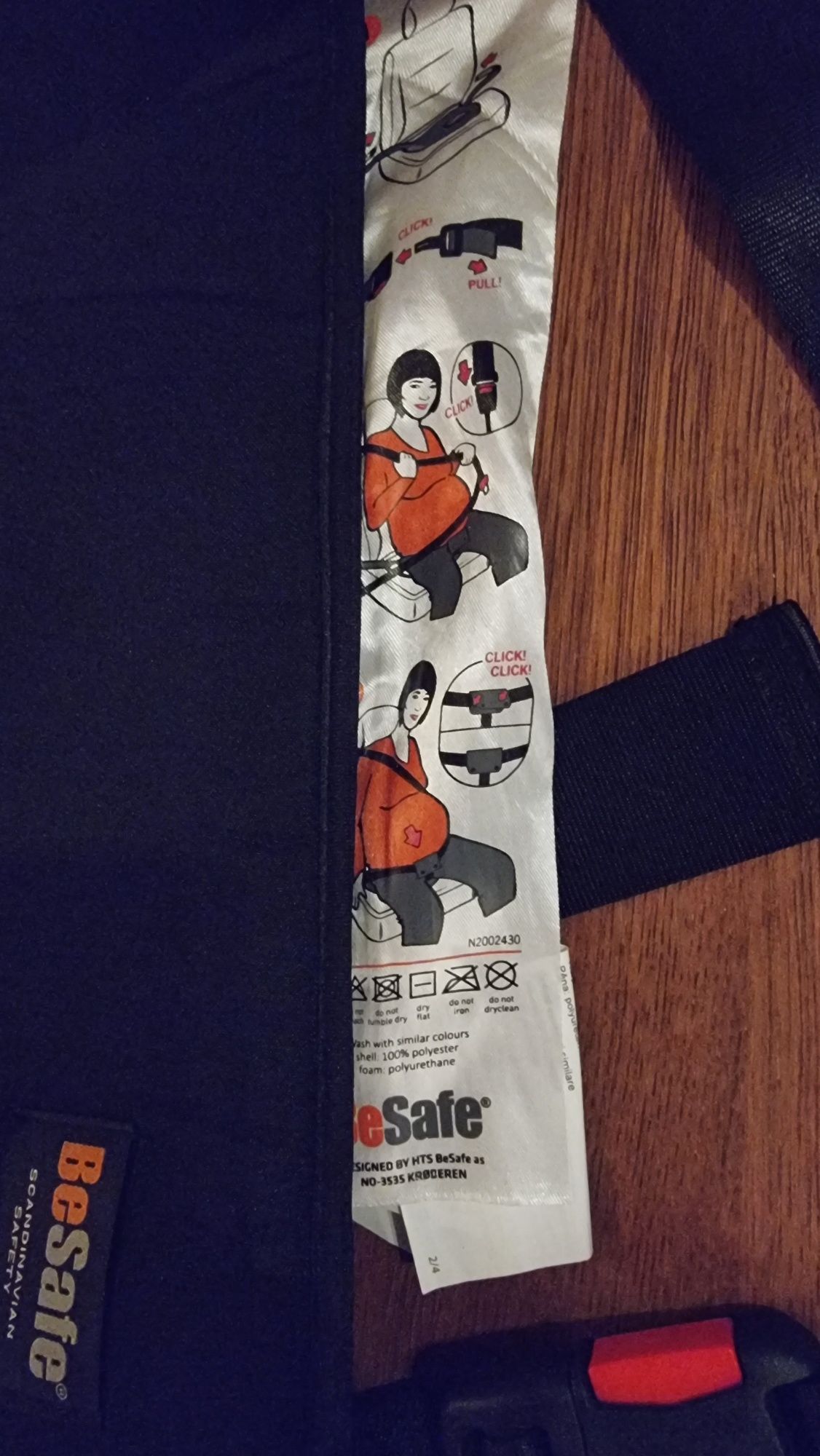 Adapter do pasów dla kobiet w ciąży Besafe zatrzask