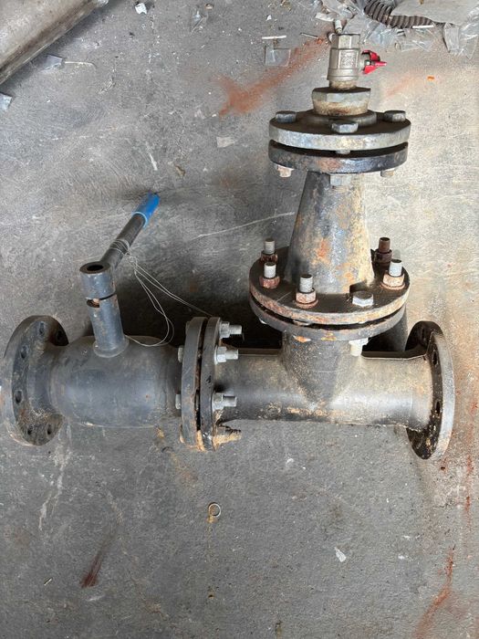 zawór zasuwa do wody  Broen DZT DN100 Pn16 + trójnik z redukcją