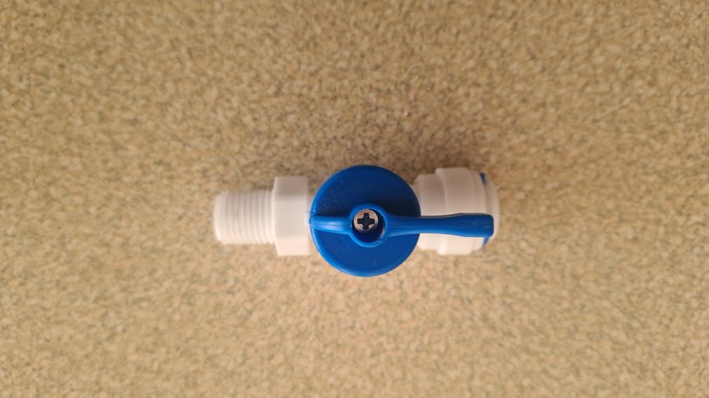 Zaworek prosty 1/4"- fi 10mm