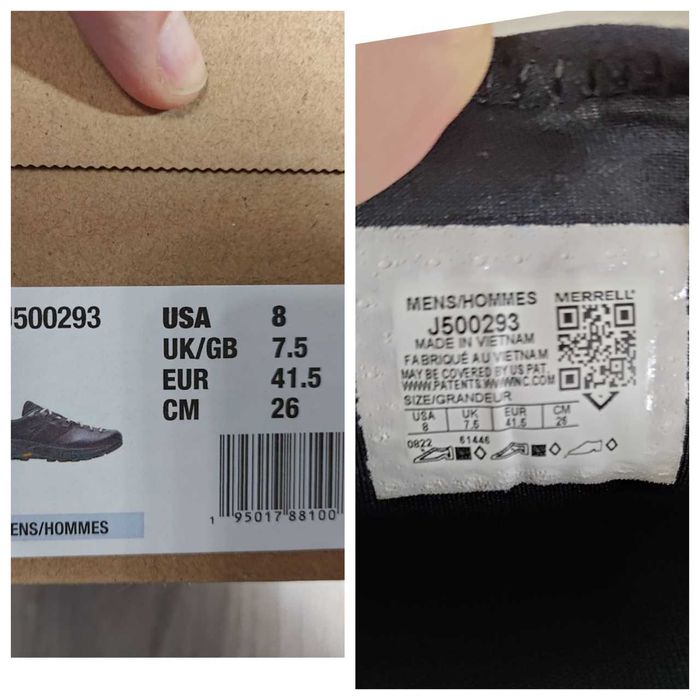 Чоловічі кросівки Merrell 1-TRLMTL MQM X RCI