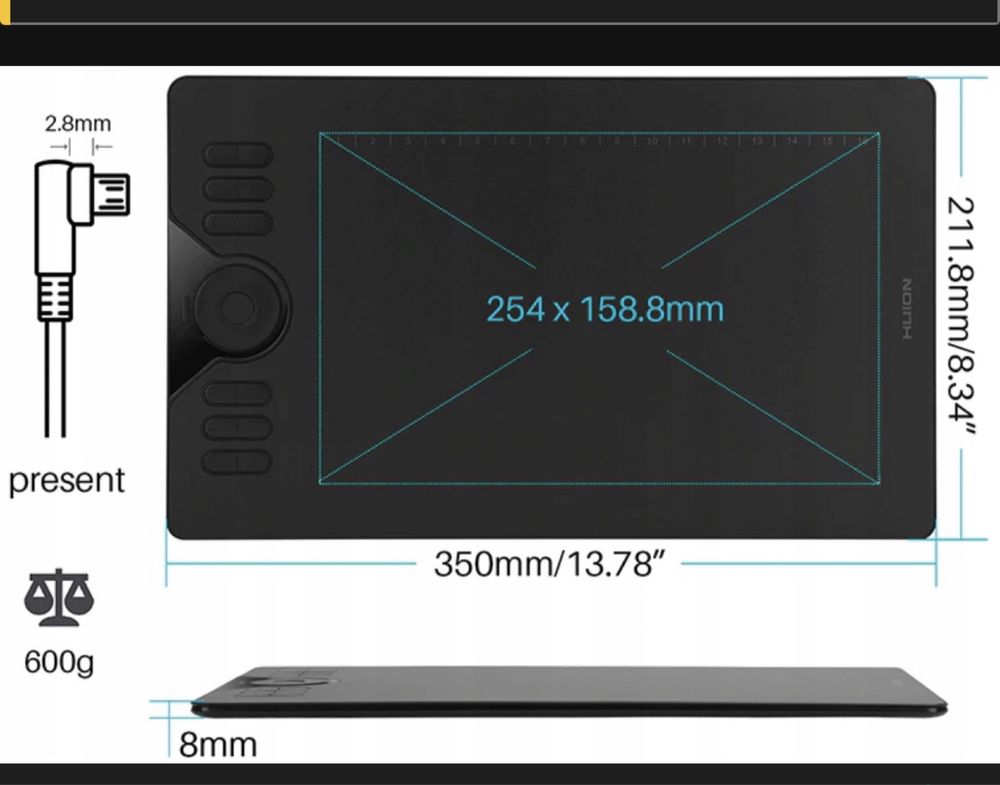 Tablet graficzny Huion HS610