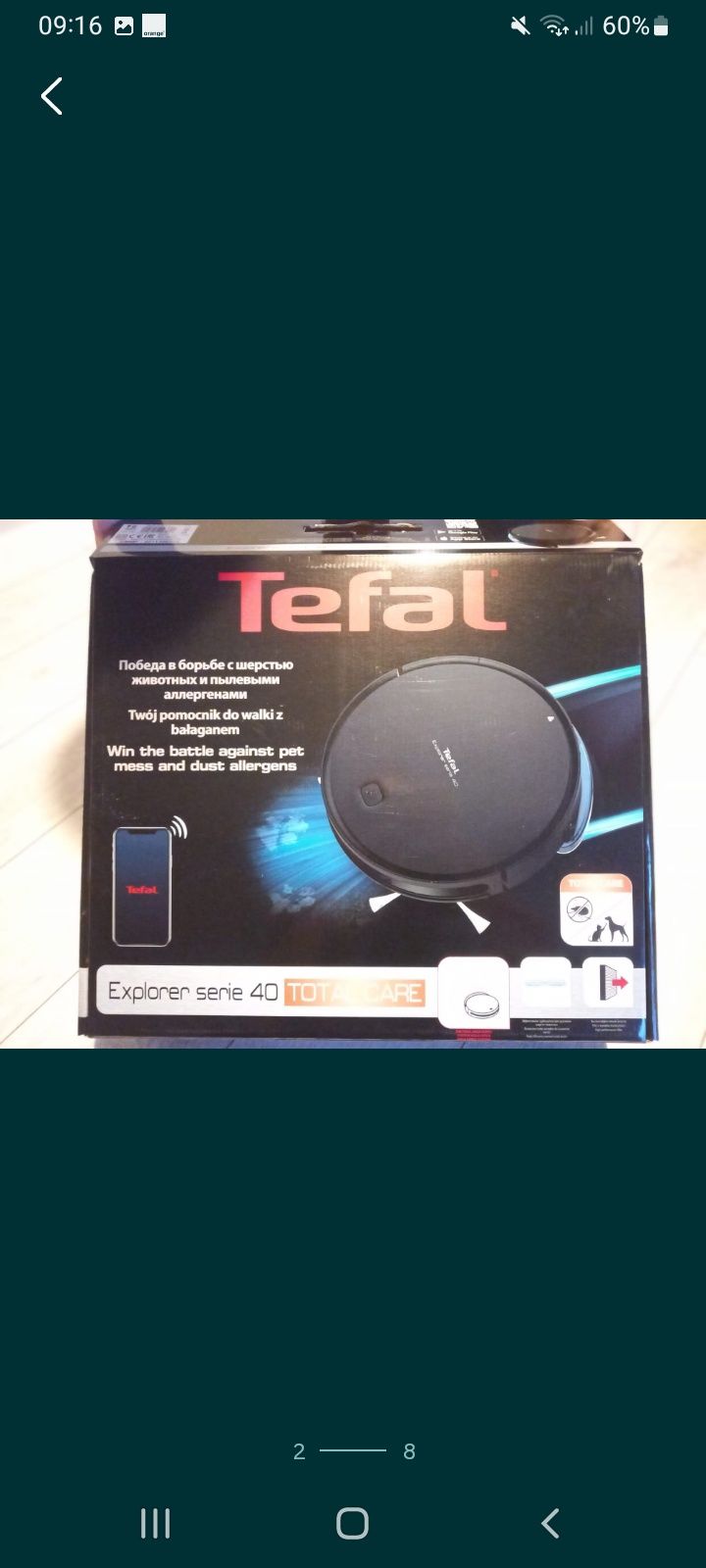 Robot sprzatajacy tefal