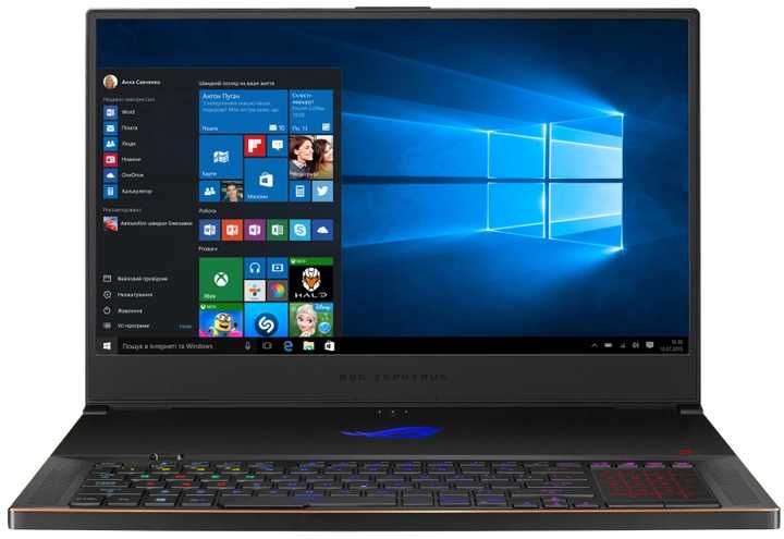 Ноутбук ASUS ROG Zephyrus S17 GX701LWS-HG087T (90NR03R1-M01400) Black