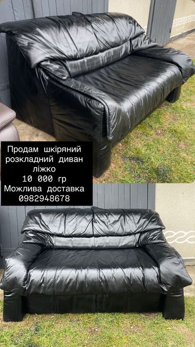 Мродам шкіряний диван