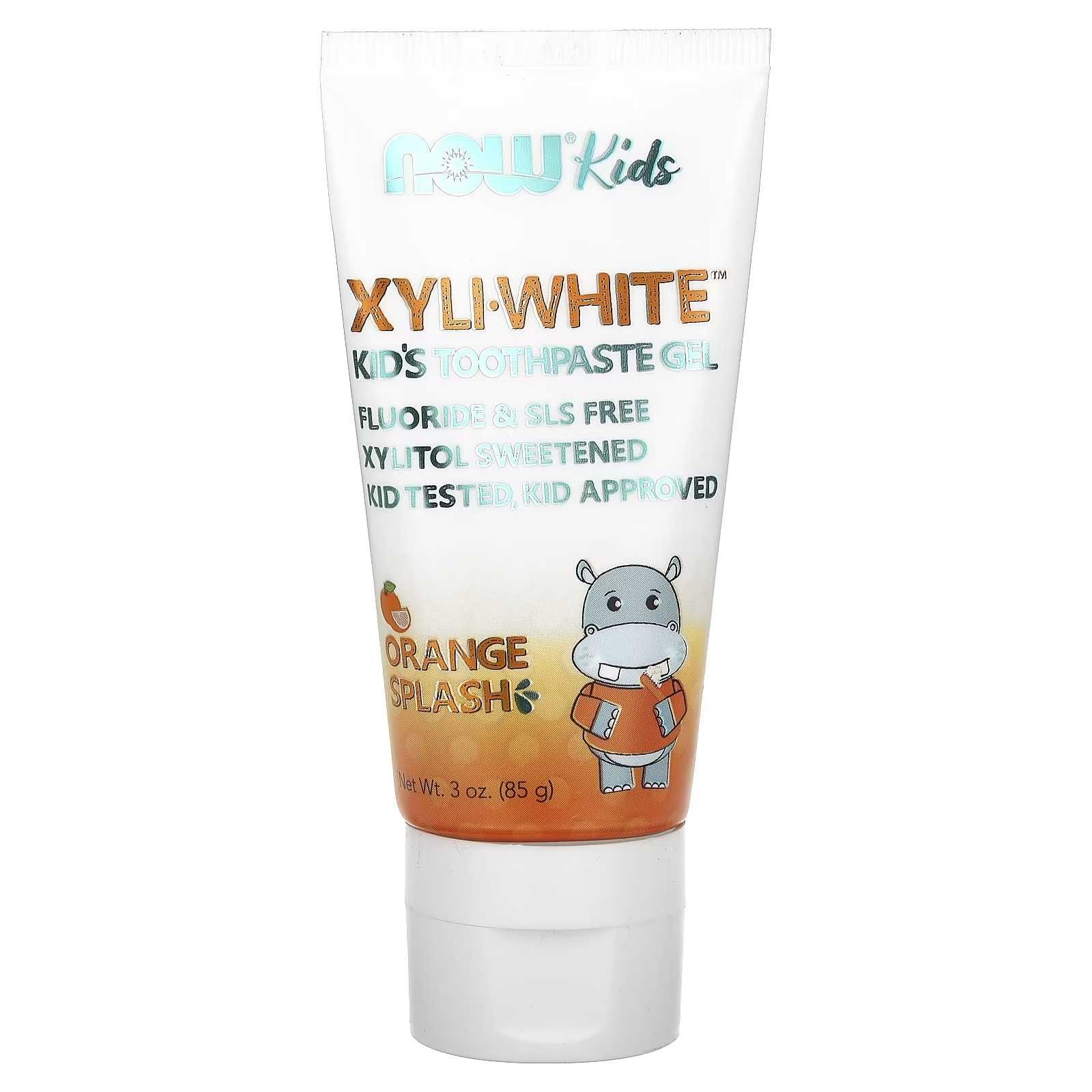 Зубна паста-гель для дітей, без фторидів 85г. XyliWhite Now Foods