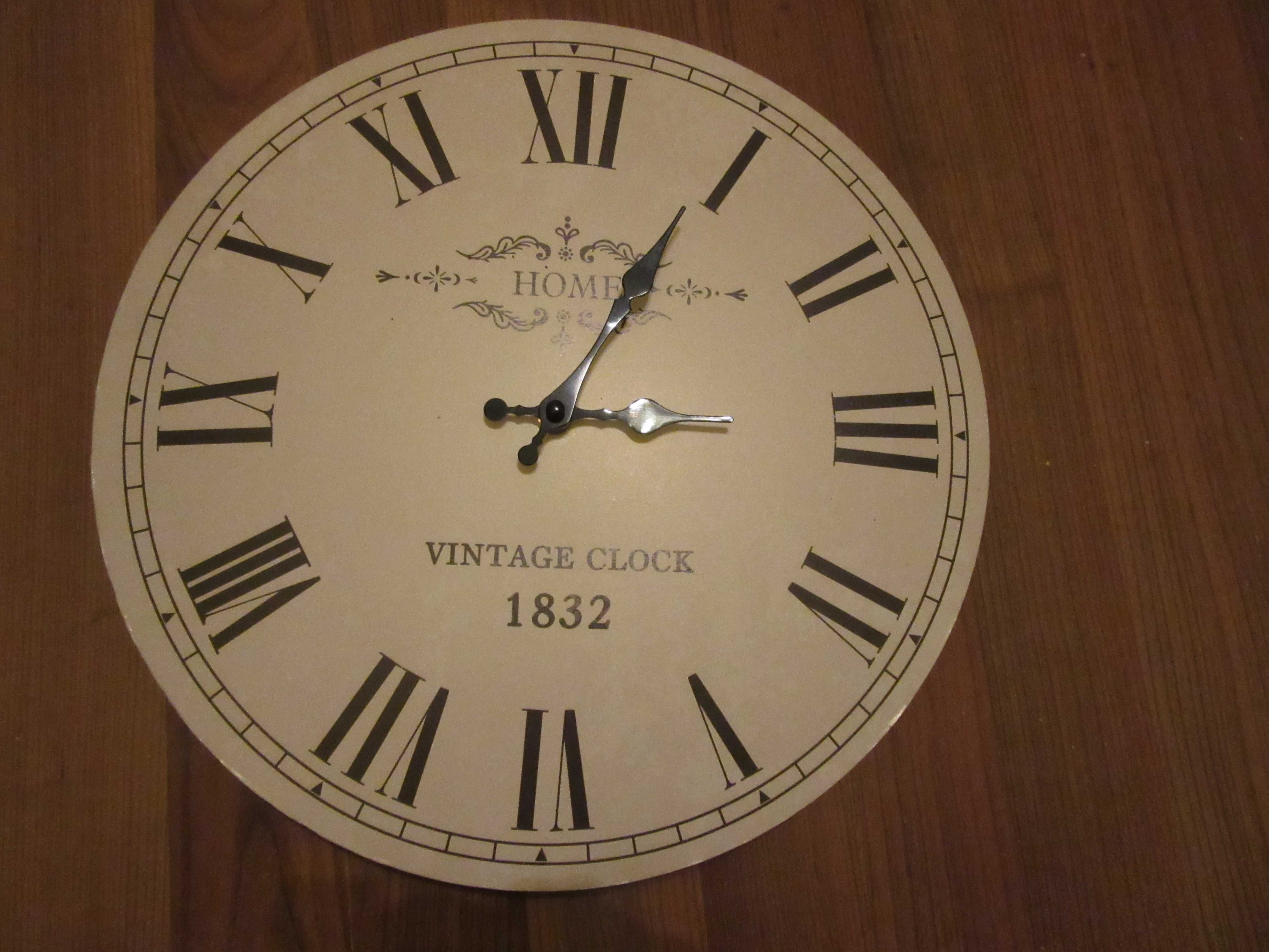 ZEGAR ŚCIENNY Vintage Clock Home do zawieszeni bateria AngielskiKlimat