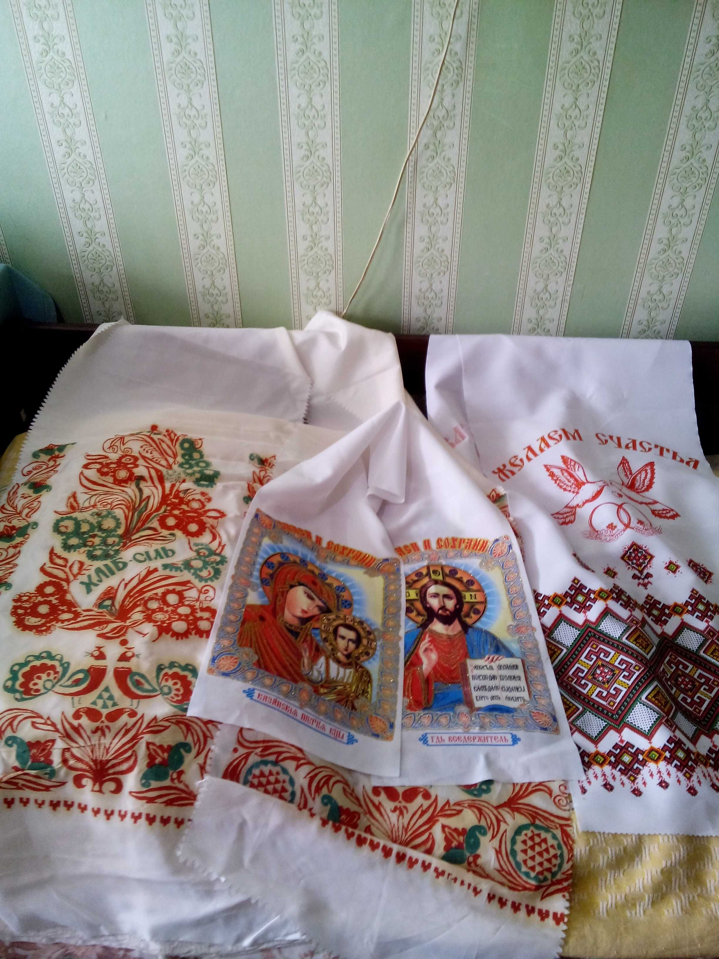 свадебная фата-цветок-платочек   полотенце и др.