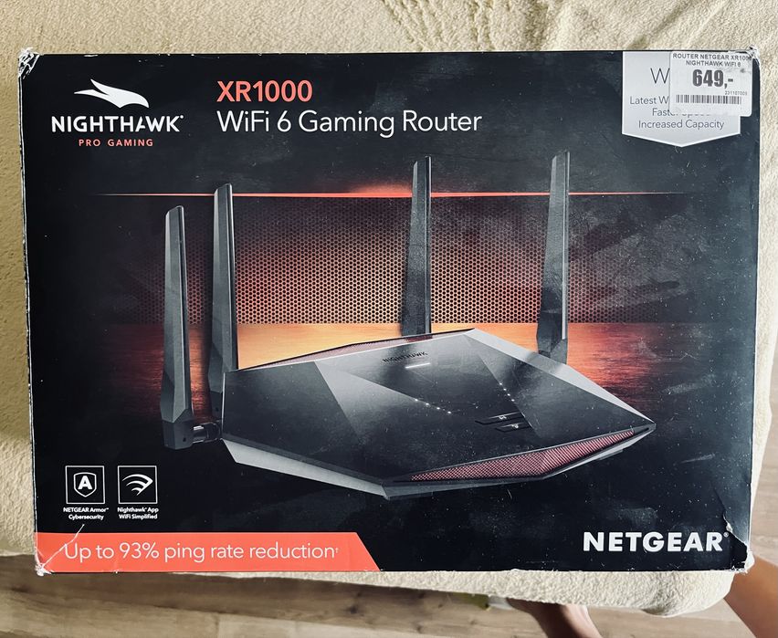 Router gamingowy NETGEAR Nighthawk XR1000 WiFi 6, AX5400