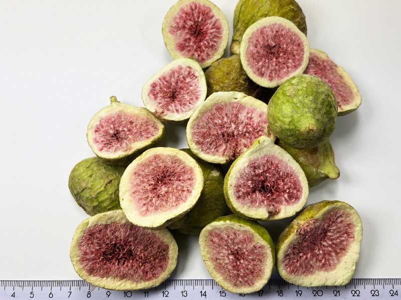 Figi liofilizowane 1 kg polówki ze skórą figa lio bez dodatku cukru