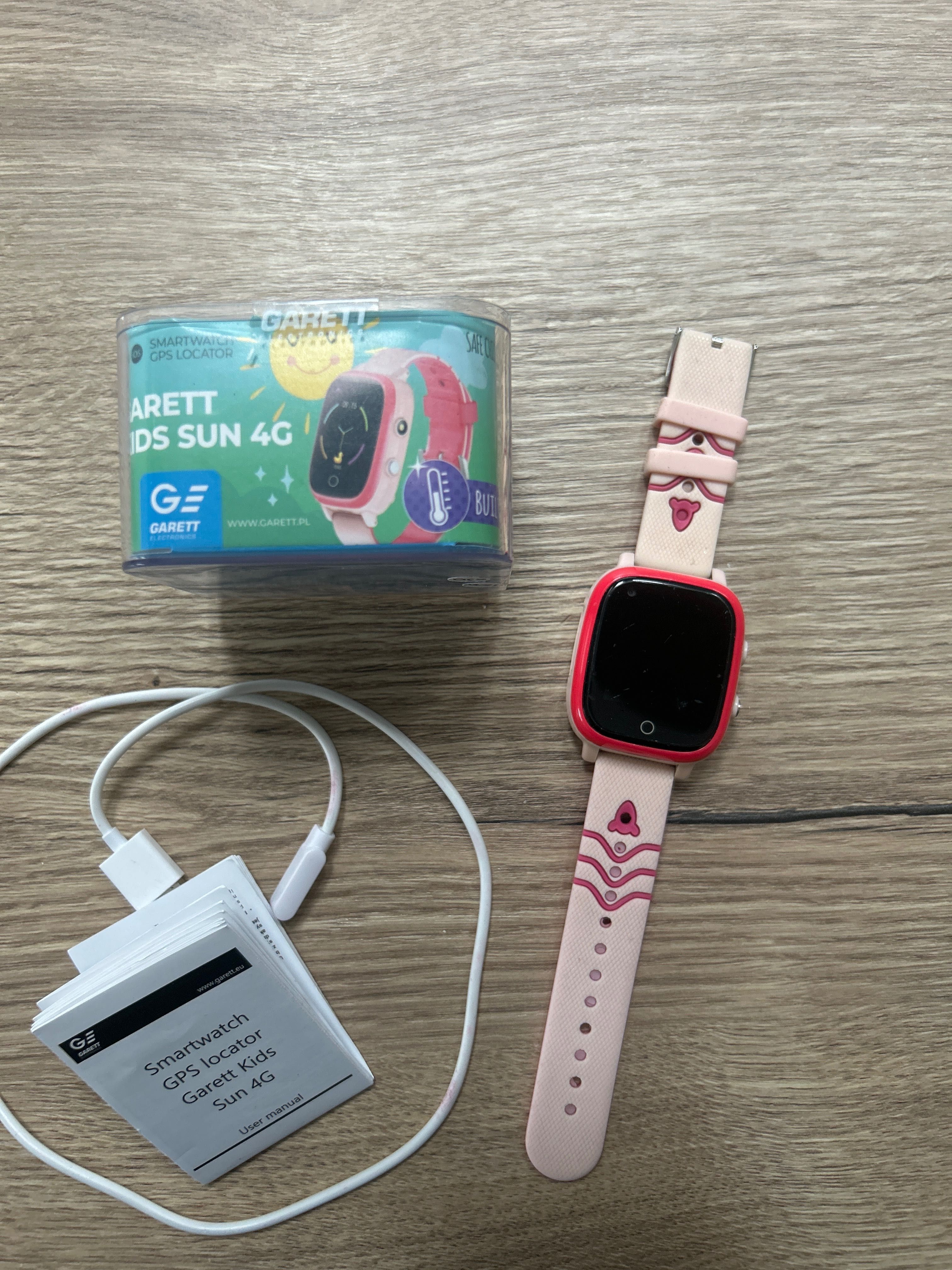 Smartwatch zegarek dziewczęcy Garett sun 4G