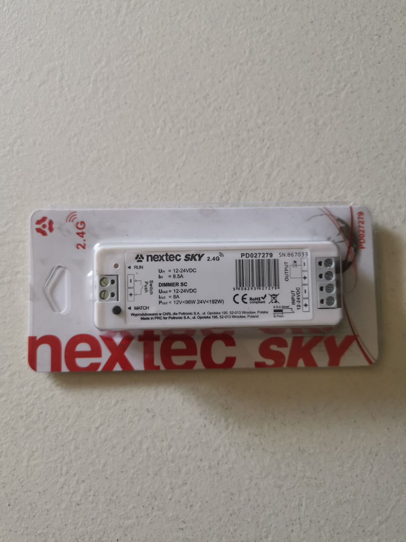 Nextec Sky nowy pilot i sterownik do taśm Led