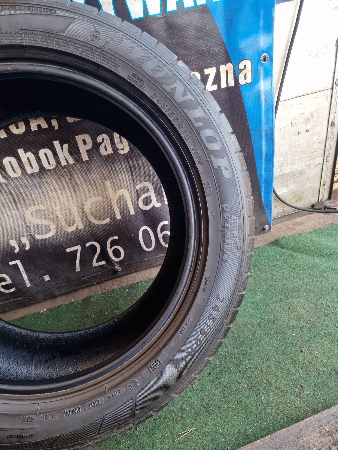 Opony letnie 245/50/18 Dunlop Ranflat Para