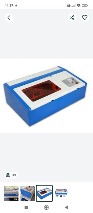 Laser de gravação e corte