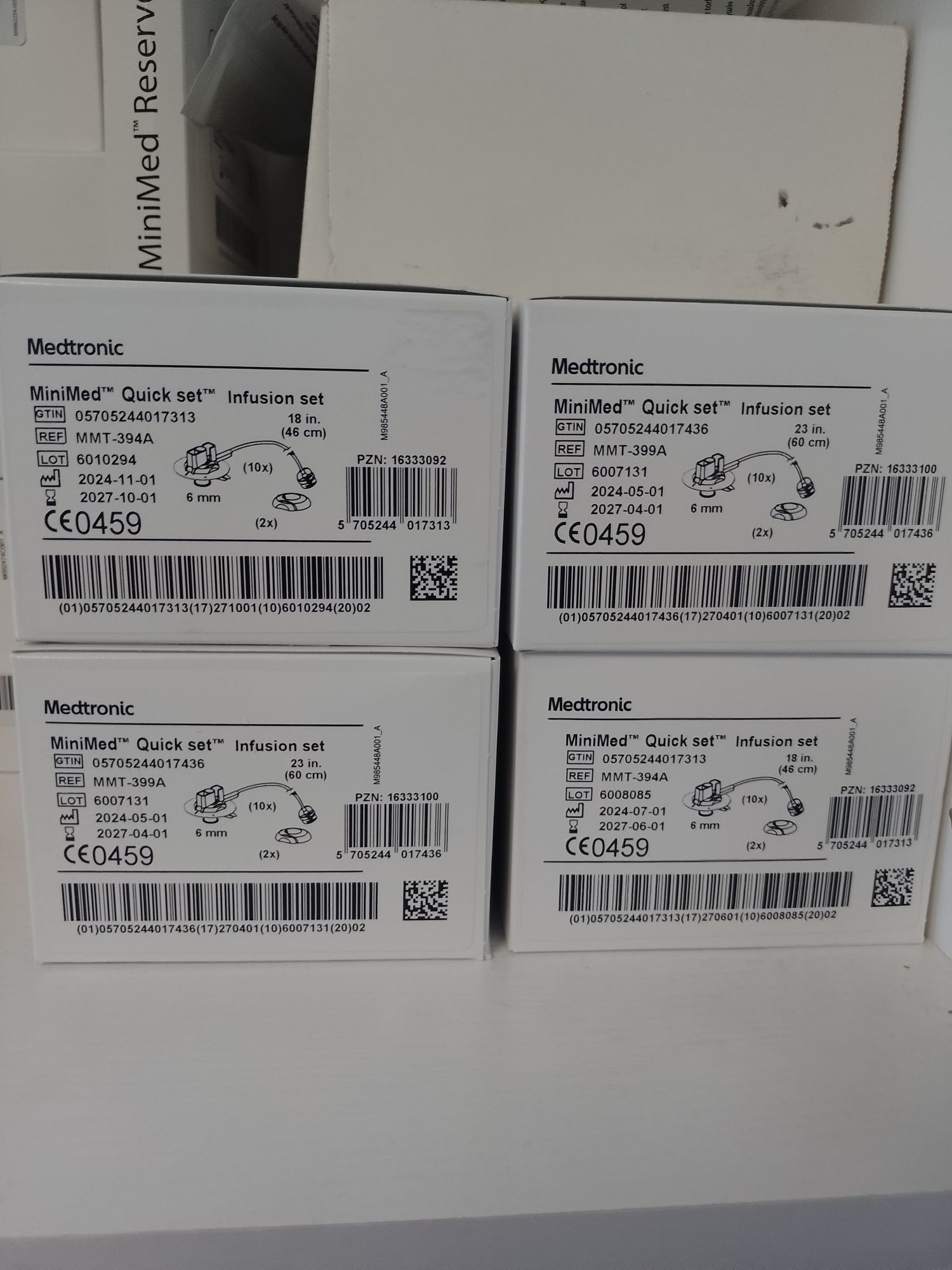 Wkłucia, zestawy infuzyjne do pompy insulinowej 
Medtronic Quick-set