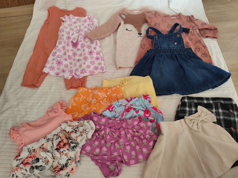 Pack 3 Roupa Bebé Menina 03-06m (24 peças)