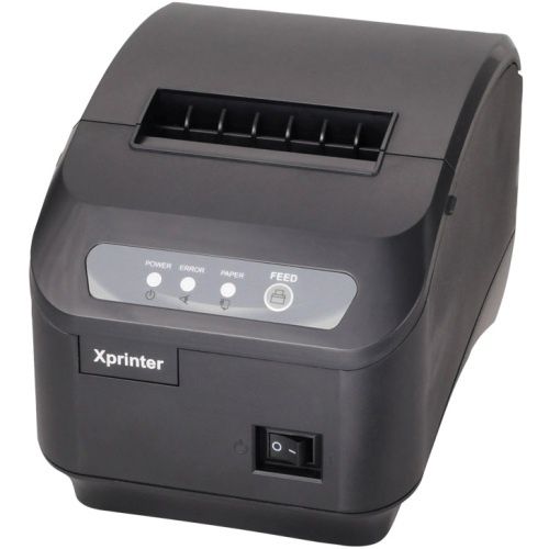 Термопринтер, POS, чековый принтер Xprinter XP-Q200II LAN Black XP-Q2