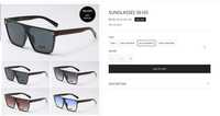 Сонцезахисні окуляри чоловічі SUNGLASSES S6165 синій градієнт