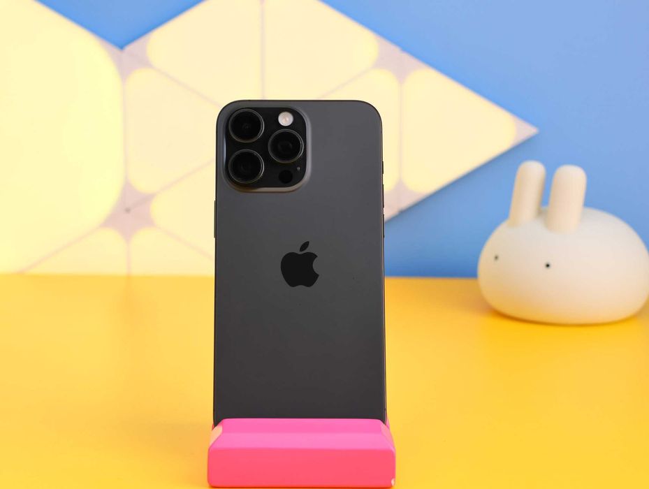 Смартфон iPhone 15 Pro Max 256GB Black eSim (150920) Б/У З ГАРАНТІЄЮ