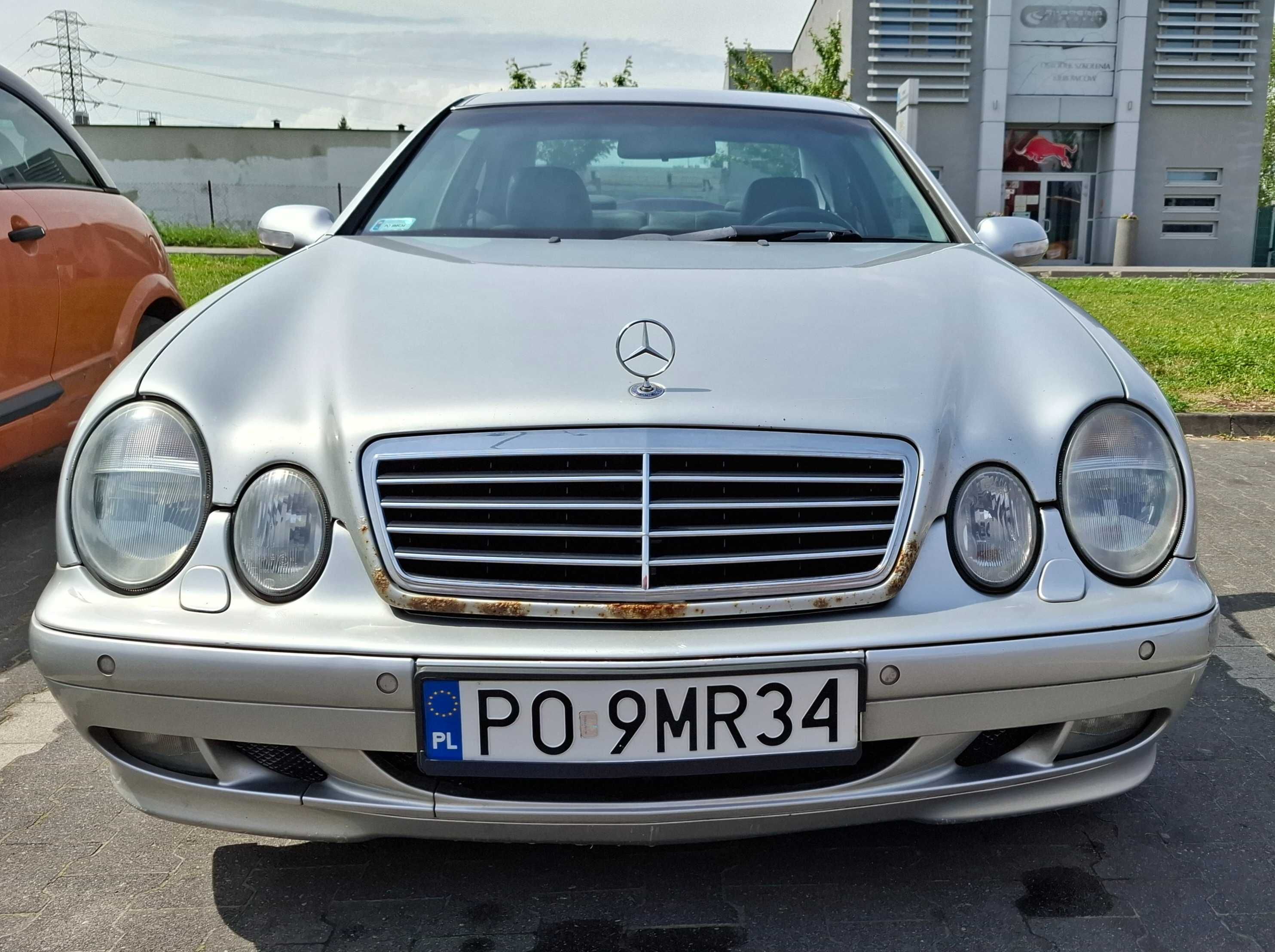 Mercedes CLK 230. 2000r automat, skóra, xenon