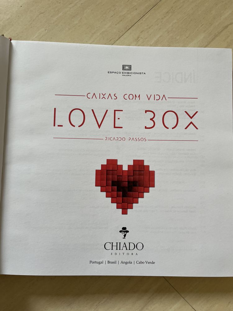 Caixas Com Vida - Love Box - Ricardo Passos - editora Chiado