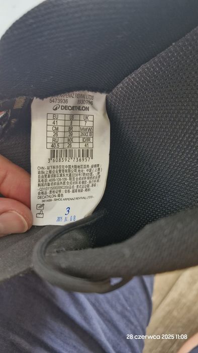 Buty Quechua Arpenaz 500 roz. 41 khaki