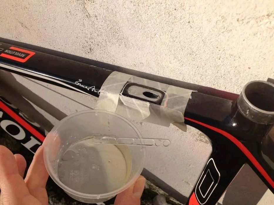 Reparação de quadros de carbono