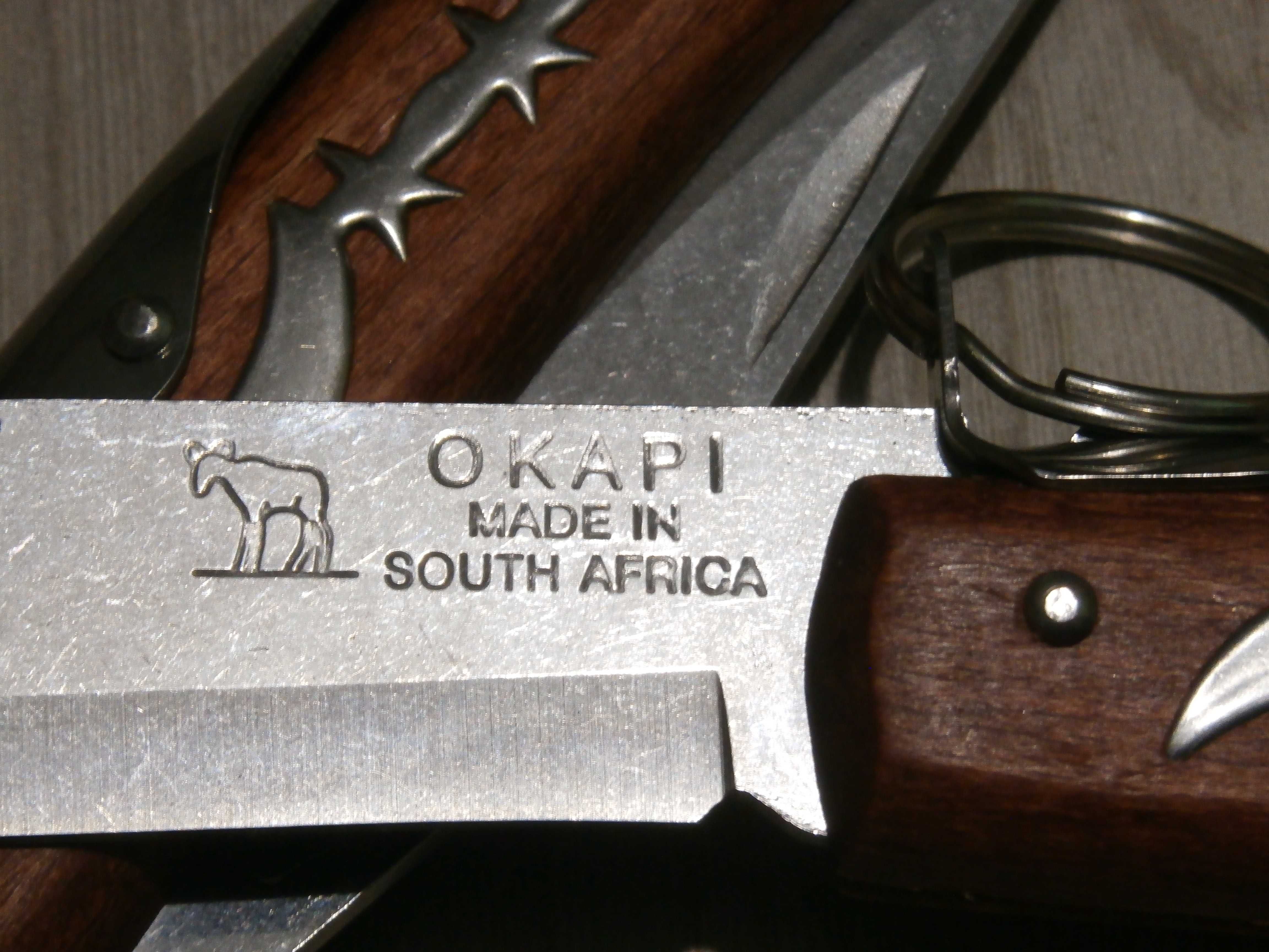 Нож туристический OKAPI South Africa 23.5 см,складной,з фиксатором