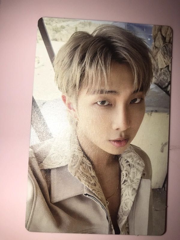 RM karta Namjoon bts Photobook