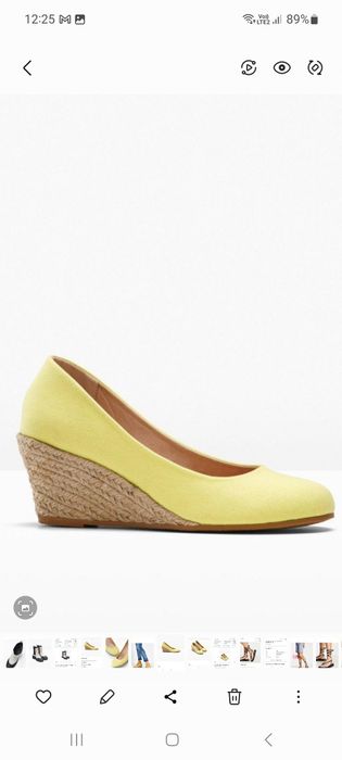 Nowe Czułenka na koturnie 37